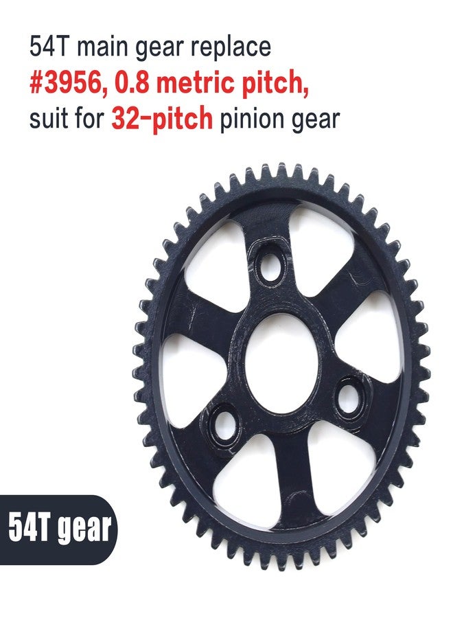 Raflot Hardened Steel 54T Spur Main Gear for 1/10 Traxxas Slash Traxxas Rustler Traxxas Stampede Platinum 4x4 VXL 2WD Jato Rally E-REVO Summit T-Maxx 3956(1PC) - Image 3